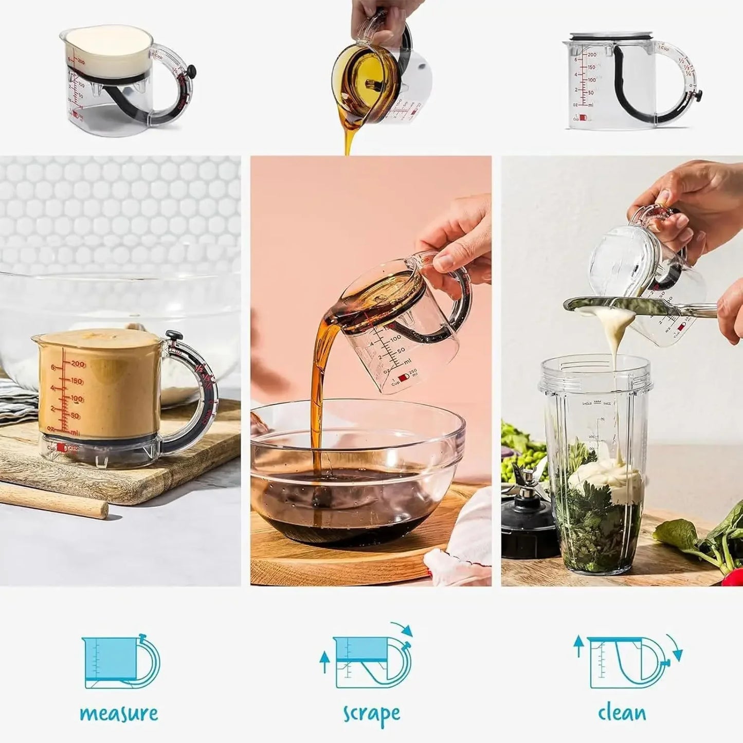 4-in-1 Adjustable Measuring Cup