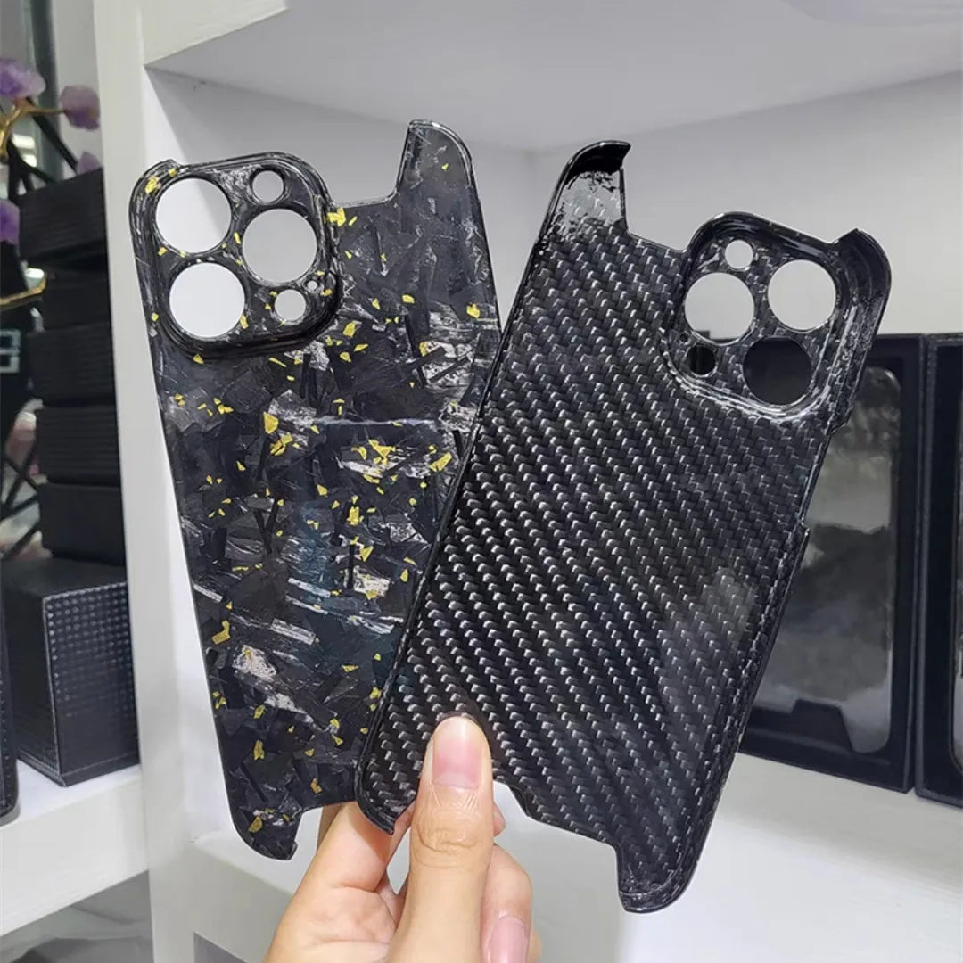 Ultra Thin Forged Carbon Fiber Cover For iPhone