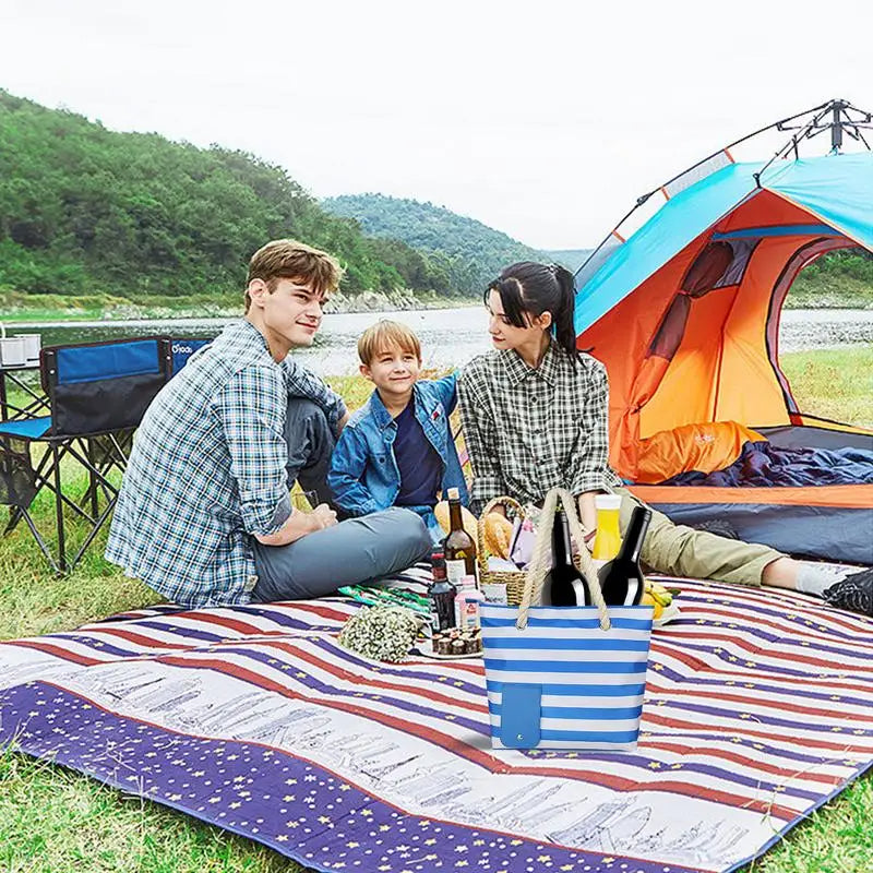 Insulated Tote Bag with Drink Dispenser