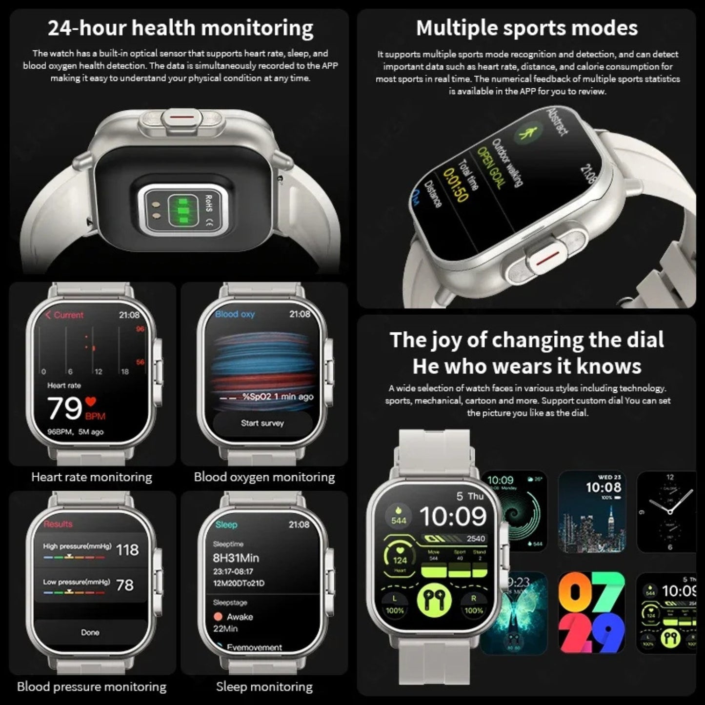 Smartwatch with Earbuds